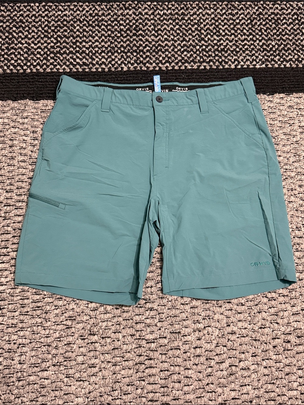 Orvis UPF 50 Performance Shorts Men's 38W Stretch Fishing Hiking Outdoor Casual